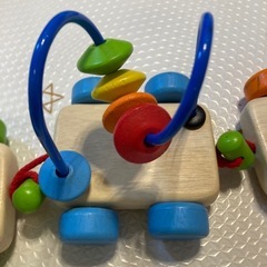 PINTOY プルトレイン 木のおもちゃ。の画像