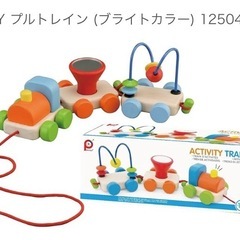 PINTOY プルトレイン 木のおもちゃ。の画像