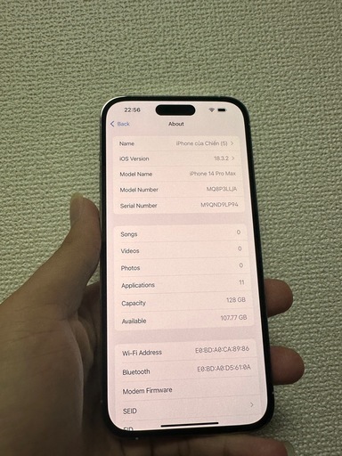 その他 iphone 14 pro max 128gb battery 85%