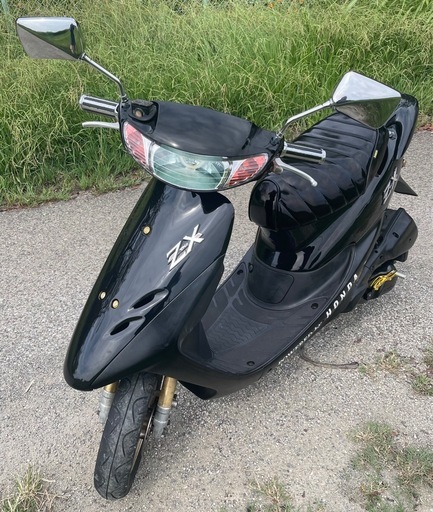 ででん様 ライブディオ ZX ブラック ボア車 (ダイヤロブ) 藤の牛島の