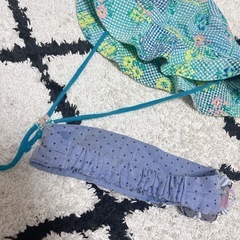 vanauana パッチワークデザイン ベビー帽子　バナバナ　ターバンの画像