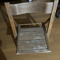 木の椅子の画像