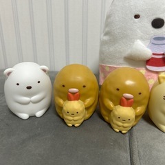 ゲーセンとマクドナルドで取ったすみっこ暮らしの置物達7点セット　おまけ付きの画像