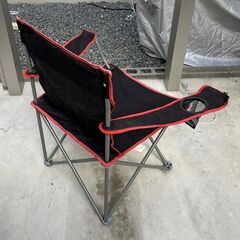 キャンプ BBQ用 キャプテンスタッグ(CAPTAIN STAG) アウトドアチェア ラウンジチェア 折り畳み椅子 折りたたみ椅子 2個セットの画像