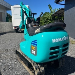 KOMATSU PC01 コマツ ミニユンボの画像