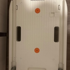 TRUSCO 樹脂台車 こまわり君 省音タイプ 600×390 ホワイト MP-6039N-W 折りたたみの画像