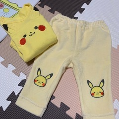 ピカチュウ、ロンパース&ズボンの画像