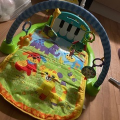 マット2枚付き✨フィッシャープライス ベビージム プレイジム あんよでキック ピアノ 収納袋ありの画像