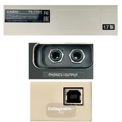 【美品】CASIO 電子ピアノ PX-770WE【無料配送可能】の画像