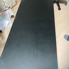 Bauhutte バウヒュッテ ゲーミングデスク 昇降式 PCデスク 幅120cm × 奥行55cm ブラック 中古 定価3万円の画像