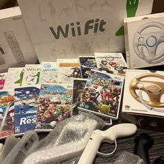 Wii本体　カセット等セットの画像