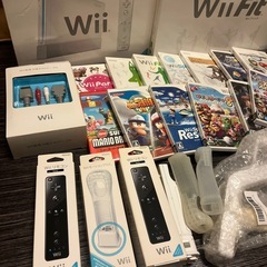 Wii本体　カセット等セットの画像