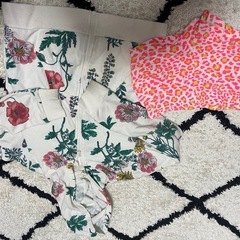 H&M 110cm 120cm ロンT ワンピース　パーカーの画像