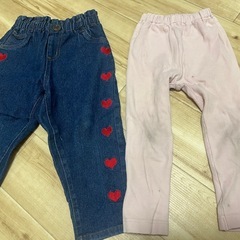 micorrid✨UNIQLO✨GU✨女の子パンツ✨ズボン4着セット✨の画像