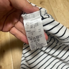 しまむら✨今年購入✨ほぼ未使用✨ストライプ✨ボーダータンクトップ✨の画像