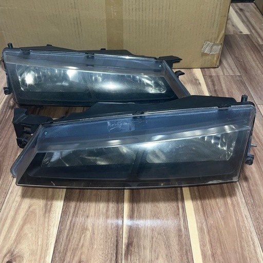 シルビアs14後期ヘッドライト クリアレンズ 2個セット S14後期