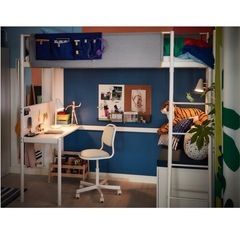 IKEA VIT VAL ロフトベッド　値引きありの画像