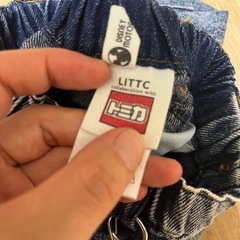 LITTC×Disneyトミカコラボ✨キーホルダーチャーム付きデニムパンツ✨の画像