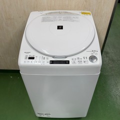 R18  SHARP 　21年製　洗濯機　8㌔洗濯　4.5㌔熱乾燥 　冷蔵庫　安い　 の画像