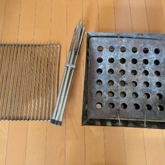 キャンプ用品まとめ売り　焚き火台　薪　岩手切炭　焚き火台　テント　インナーテント　チェア　レインボーランタン　ストーブ　モンベル　インフレータブルマット　タープなど4の画像