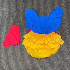 コスチューム プリンセス　ベビードレス　ワンピ白雪姫　スノーホワイトの画像