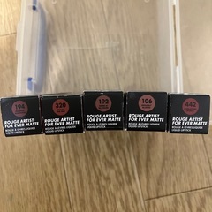 MAKEUP FOREVER ルージュアーティストフォーエバーマット　5本セットの画像