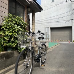 アシスト電動自転車（モニター不良あり・後輪パンク）の画像