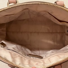 FURLA フルラ 2way ハンドバッグ ピンクベージュ 保存袋付きの画像