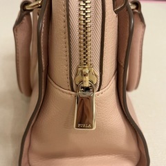 FURLA フルラ 2way ハンドバッグ ピンクベージュ 保存袋付きの画像