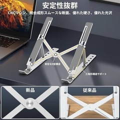 ノートPC スタンド | タブレットスタンド | 折り畳み式の画像