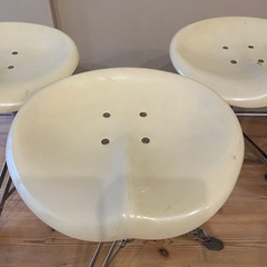 DULTON ダルトン ビートスツール 4脚 アイボリー の画像
