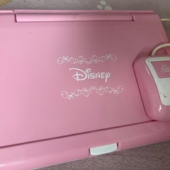 電池不使用　ケーブル付きディズニープリンセスパソコンの画像
