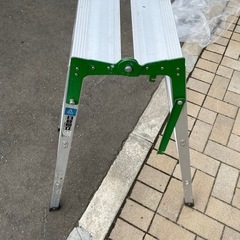 ハシゴ兼用脚立 3尺 天板幅広 アルミ製の画像