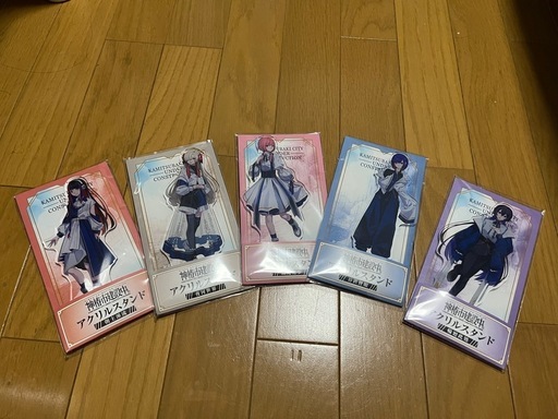 神椿市建設 アクリルスタンド　ローソン 　アクリルスタンド 5点セット