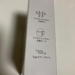 【新品未使用】保証付　ワイヤレスイヤホン Bluetooth 動作確認済　黒の画像