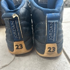 NIKE エアジョーダン12 ネイビー×ホワイト1996 23センチの画像