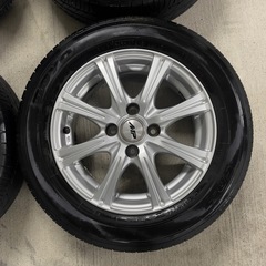 175/65R14 アクア等pcd100夏タイヤ×極上ホイール4本セットの画像
