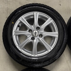 175/65R14 アクア等pcd100夏タイヤ×極上ホイール4本セットの画像
