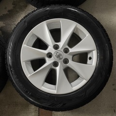 215/60R17 極上品！国産冬タイヤアルミ4本セット！pcd114.3！の画像