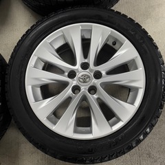 235/50R18アルファードヴェルファイア純正4本冬タイヤアルミセットYOKOHAMA5部山以上！の画像