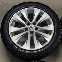 235/50R18アルファードヴェルファイア純正4本冬タイヤアルミセットYOKOHAMA5部山以上！の画像