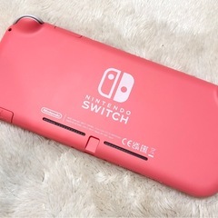 【美品】Nintendo Switch Lite コーラル　ピンク 本体の画像