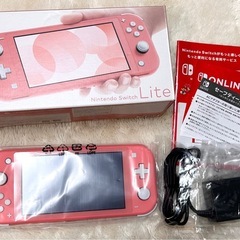 【美品】Nintendo Switch Lite コーラル　ピンク 本体の画像