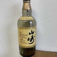 山崎 12年 シングルモルトウイスキー 700ml 空瓶の画像