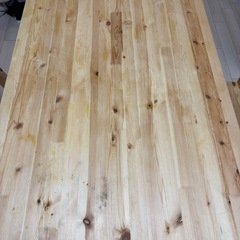 木製ダイニングテーブル＆チェア2脚セットの画像