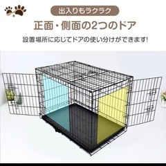 犬　ケージ　折りたたみケージ　中型犬　の画像