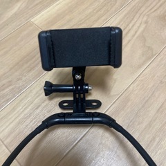 首掛けスマホホルダー／ハンズフリー撮影・動画視聴に便利の画像