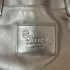 黒の本革レザートートバッグ Jimdoの画像