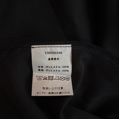 【美品】fifth フィフス Vネックドルマンワンピース 黒 ES20S5346 ブラック ワンピースの画像