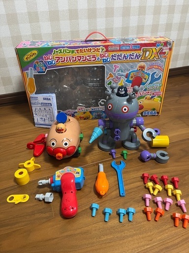 アンパンマン くみたてDIY ねじねじアンパンマンごうとねじねじだだんだんDX